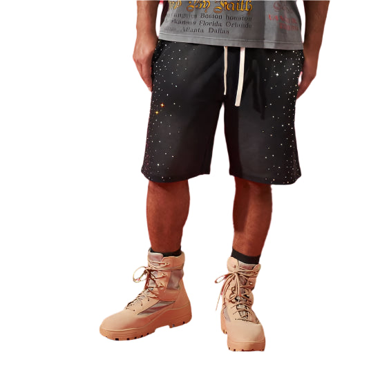 DUAA PASSION BLACK STONE SWEAT SHORT