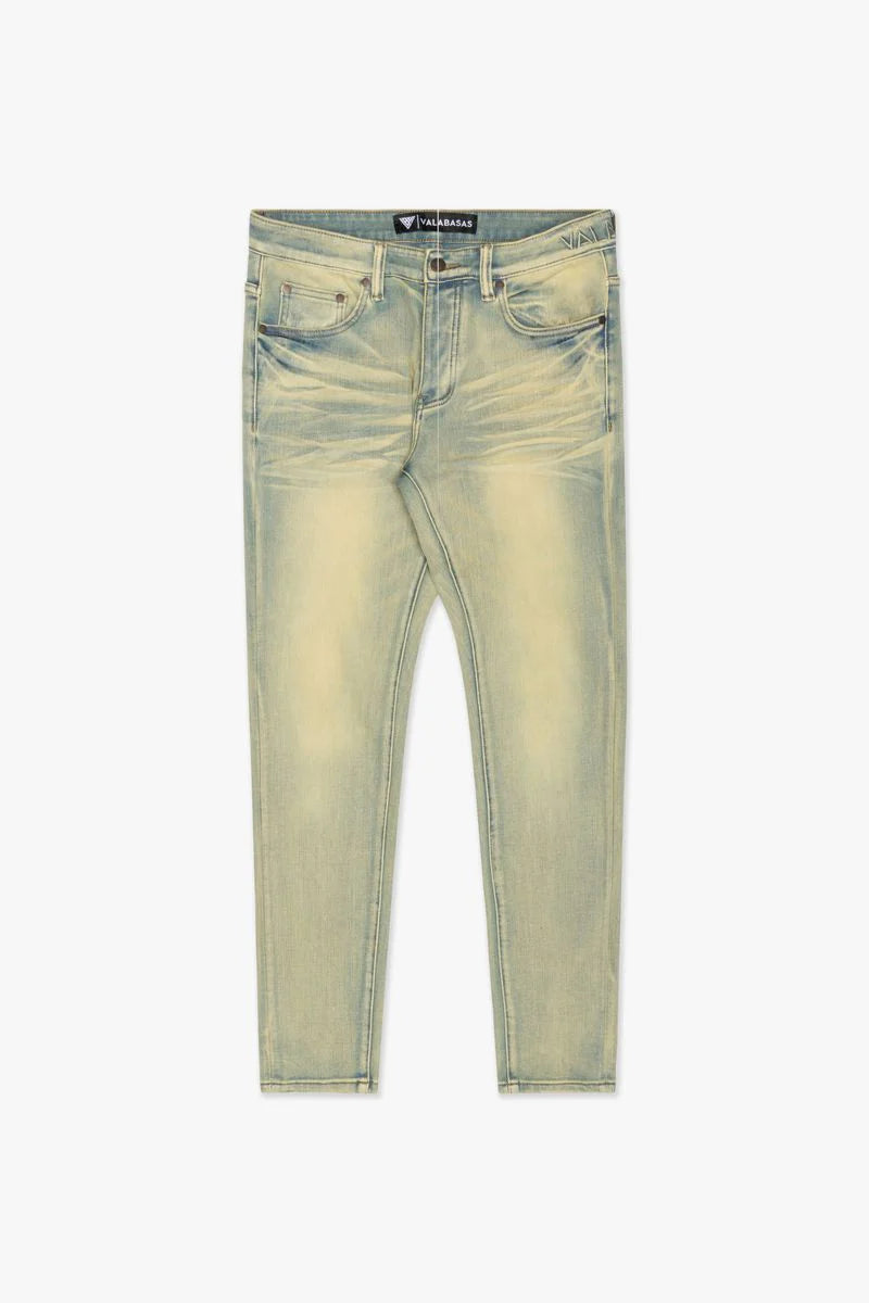 MR. Slim" Vintage Wash 4 WAY STRETCH SKINNY JEAN