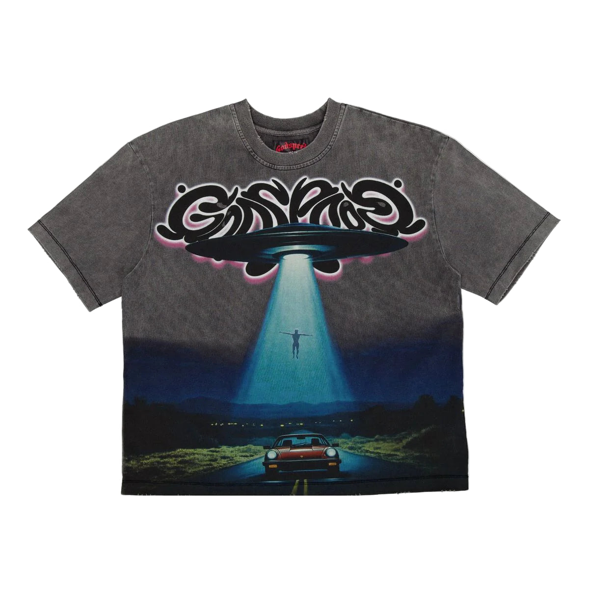 O.B.E Tee Grey Wash