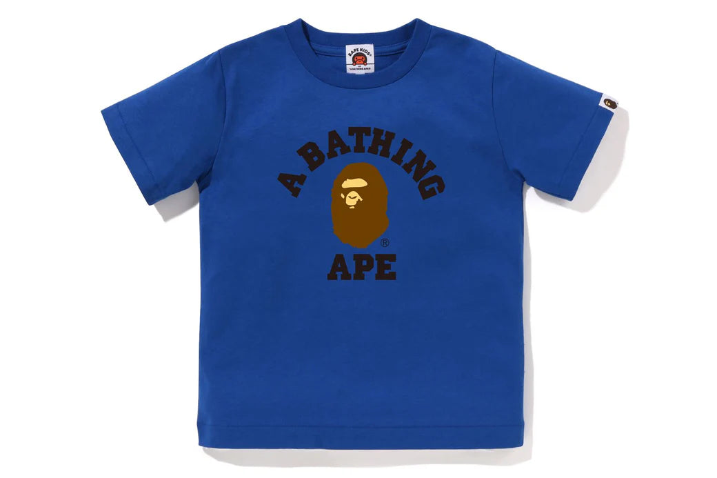BAPE College Tee Blue