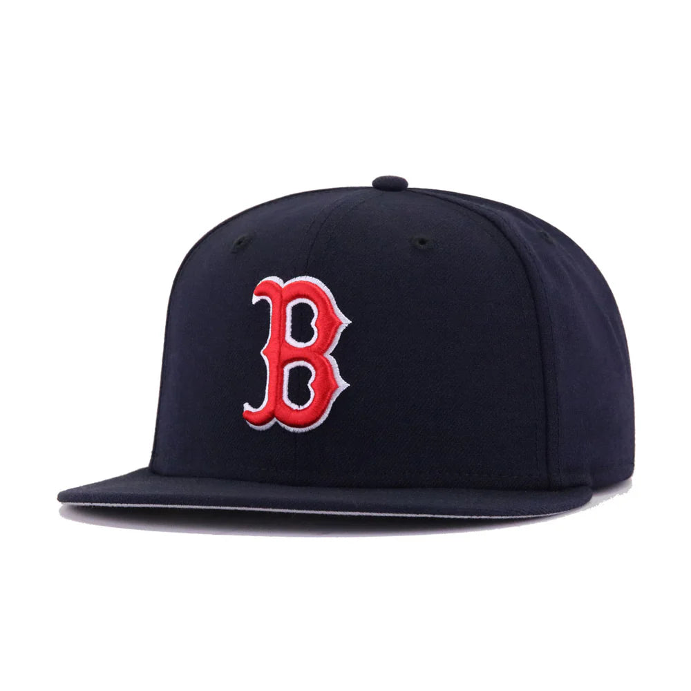Boston Red Sox Navy Cooperstown AC New Era 59Fifty Fitted
