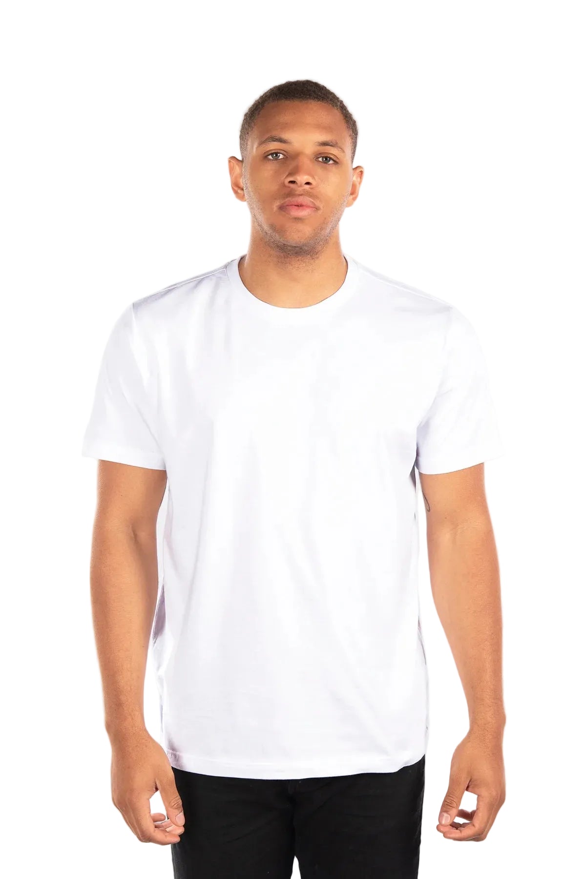 Fitted T-Shirt, Crew Neck