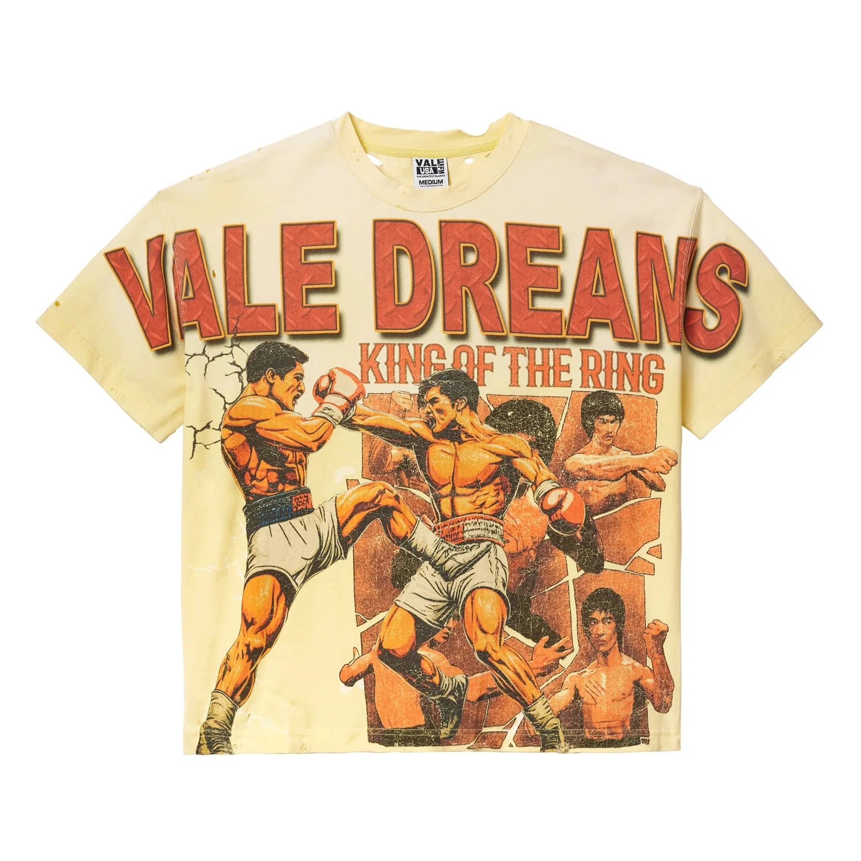 SUN SHATTERED FIST TEE YELLOW