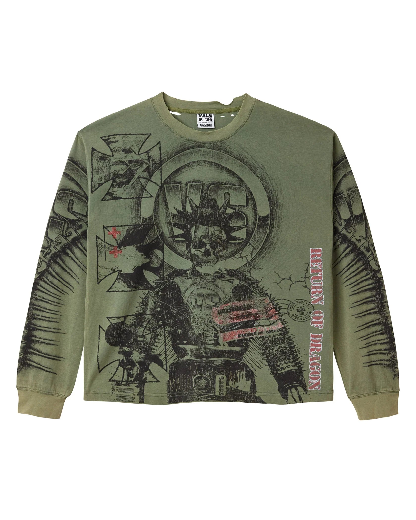 GREEN REGGIE LONGSLEEVE