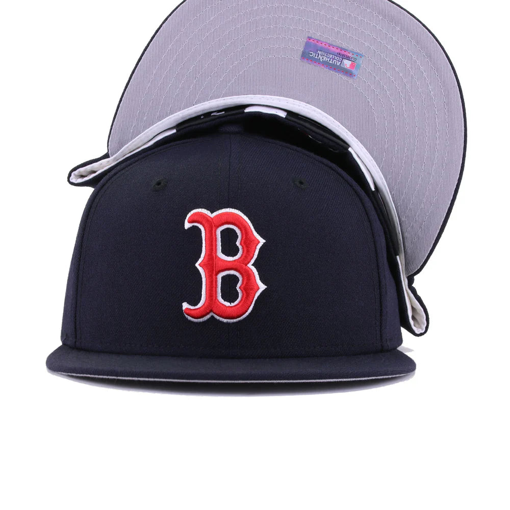 Boston Red Sox Navy Cooperstown AC New Era 59Fifty Fitted