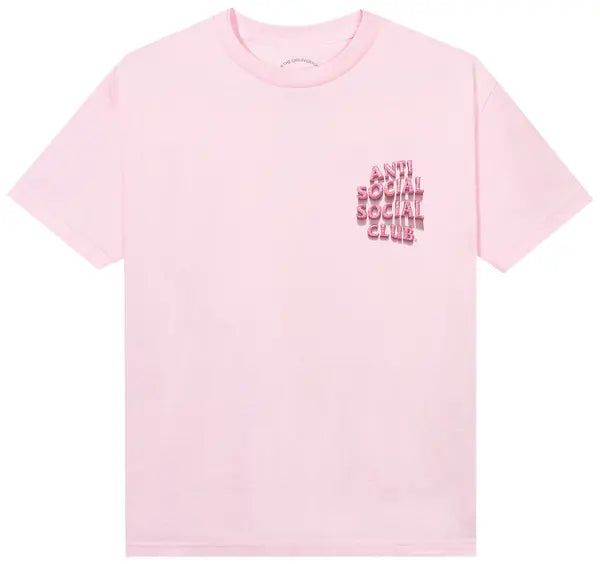 Anti Social Social Club Sprinkling Tears Tee 'Pink'