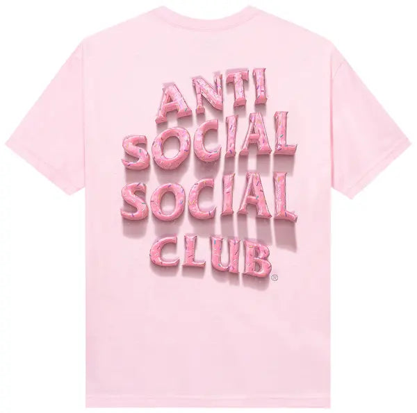 Anti Social Social Club Sprinkling Tears Tee 'Pink'