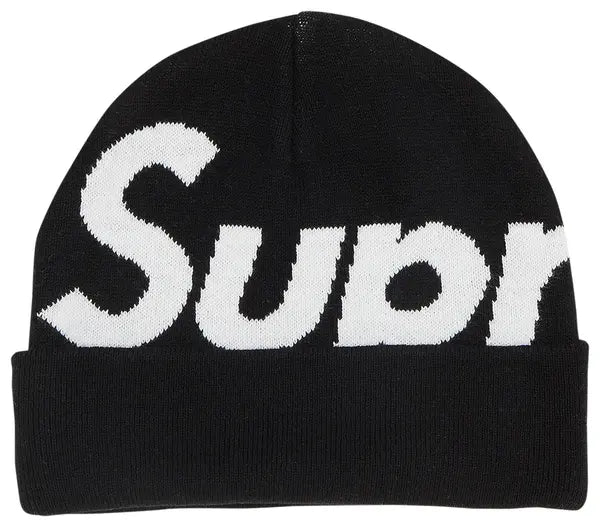 Supreme Big Logo Beanie 'Black'