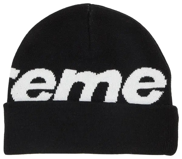 Supreme Big Logo Beanie 'Black'