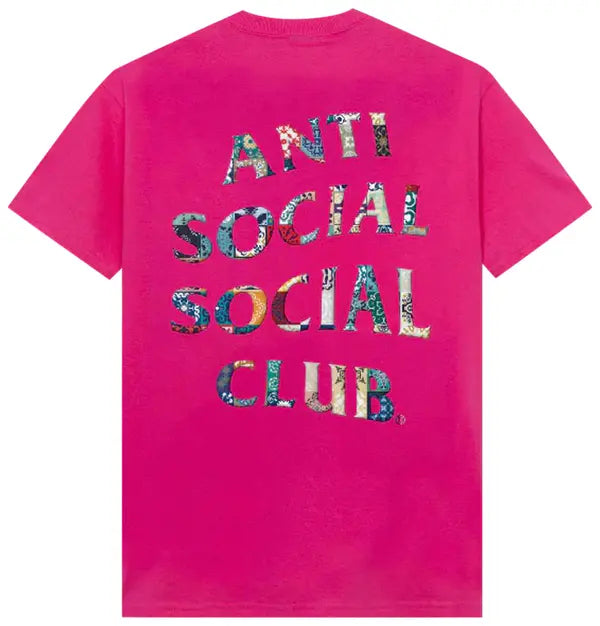 Anti Social Social Club Picking Up The Pieces Tee 'Pink