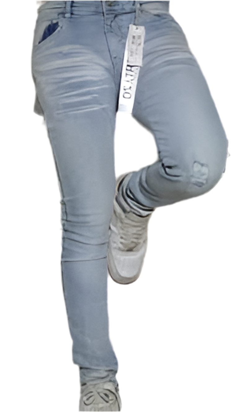 DISASTER SUPER STRETCH DENIM - SLIM FIT - ICE