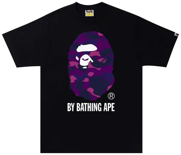 BAPE Color Camo By Bathing Ape Tee 'Black/Purple'