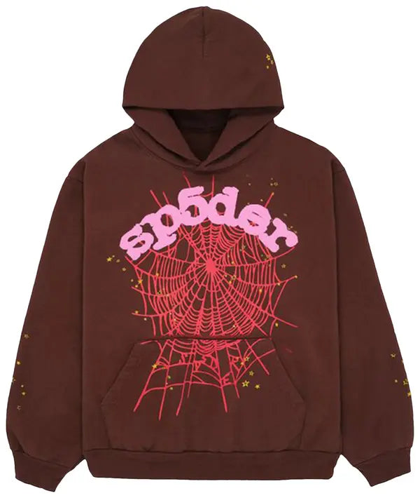 Sp5der Web Hoodie 'Brown'