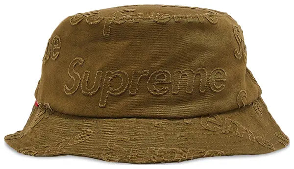 Supreme Lasered Twill Crusher 'Olive'