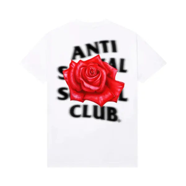 Anti Social Social Club Roses Are Red Tee 'White'