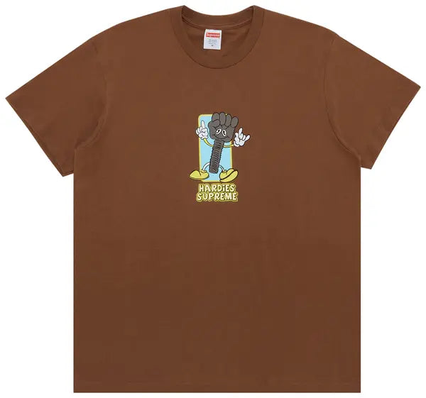 Supreme x Hardies Bolt Tee 'Brown'