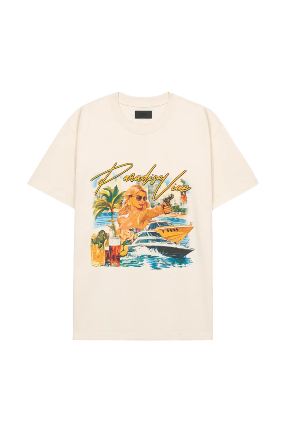 LIAM SHORT SLEEVE TEE | BONE PARADISE MAFIA