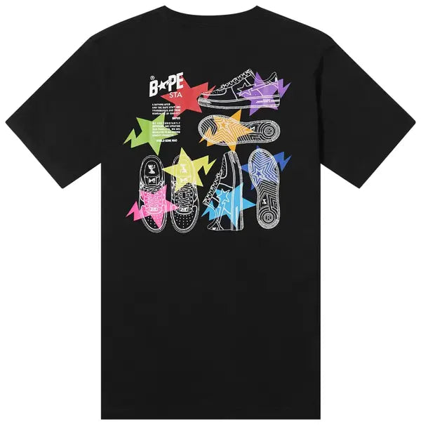 BAPE Sta Illustration Tee 'Black'