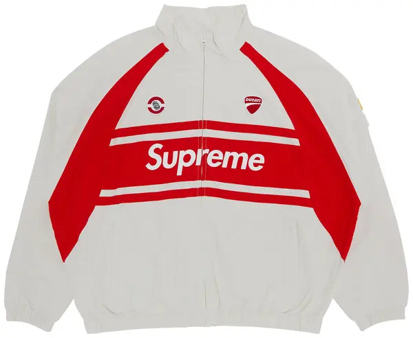 2024 Supreme x Ducati Track Jacket 'Light Grey'