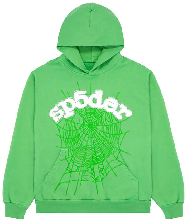 Web Hoodie Slime Green