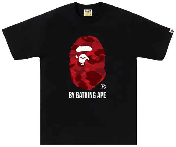 BAPE Color Camo By Bathing Ape Tee 'Black/Red'