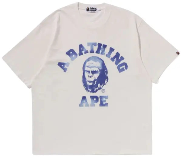 BAPE College Graphic Tee 'Ivory