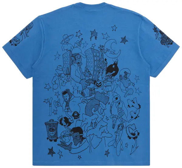 Supreme Downtown Tee 'Faded Blue'