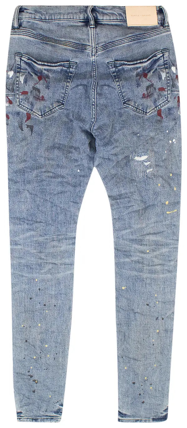 PURPLE BRAND Paint Repair Jeans 'Indigo'