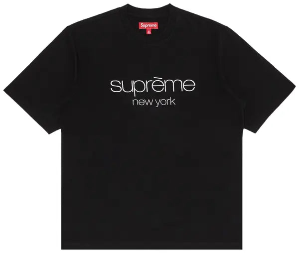 Supreme Classic Logo Short-Sleeve Top 'Black'