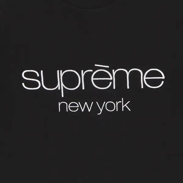 Supreme Classic Logo Short-Sleeve Top 'Black'