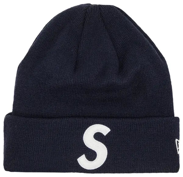 Supreme x New Era S Logo Beanie 'Navy'
