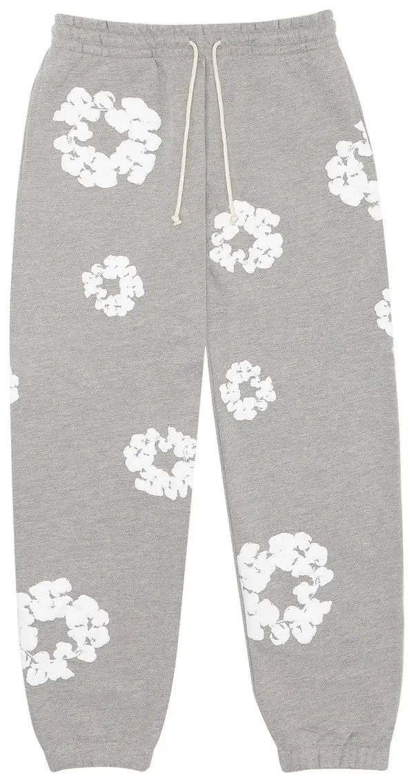 Denim Tears The Cotton Wreath Sweatpants 'Grey'