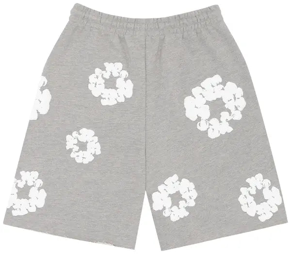 Denim Tears The Cotton Wreath Shorts 'Grey'