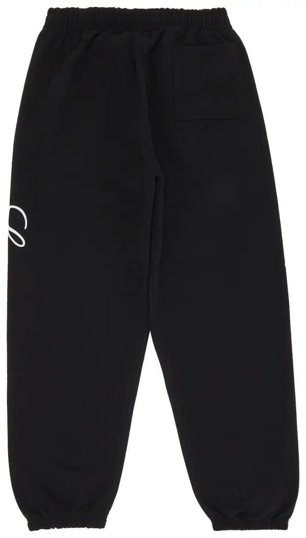 Supreme Raised Script Sweatpant 'Black'