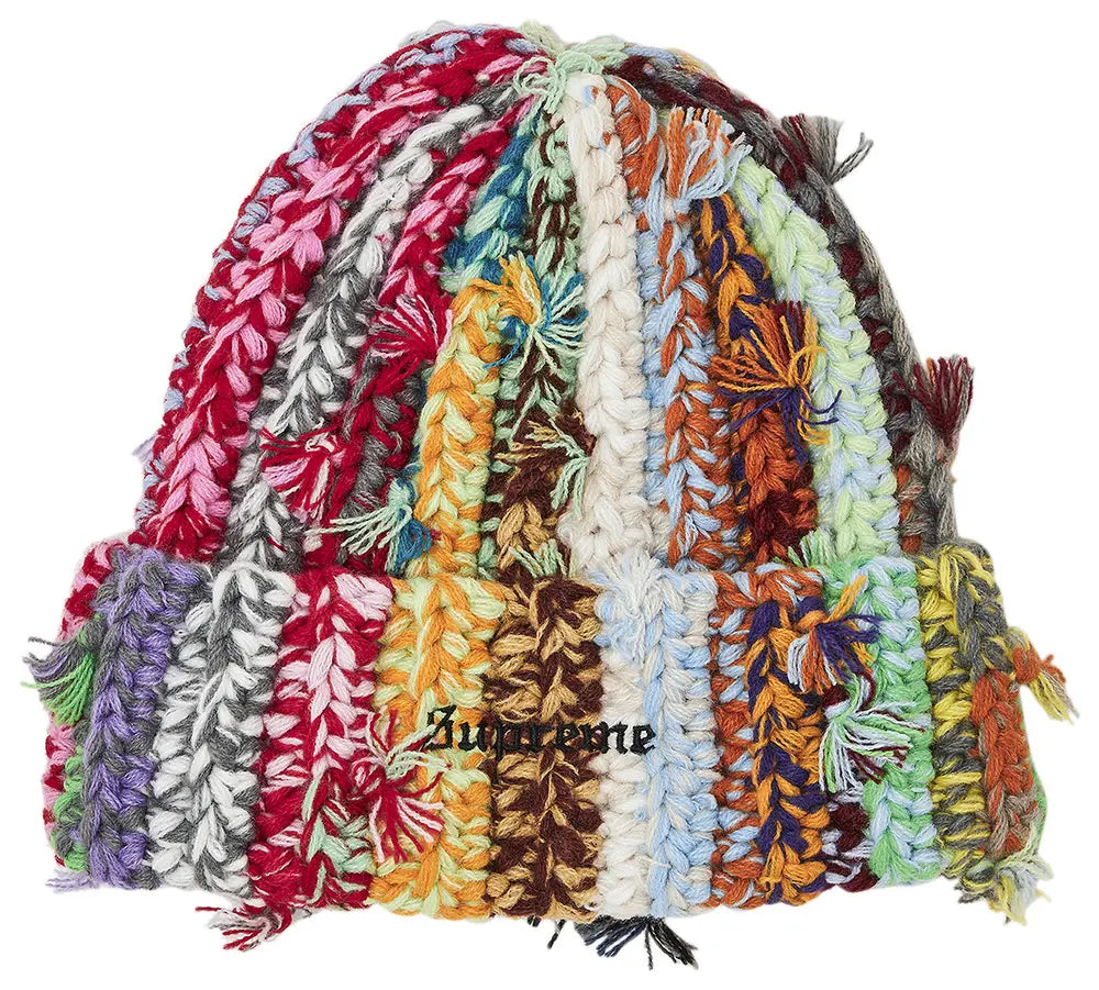 Hand Tied Beanie 'Multicolor'