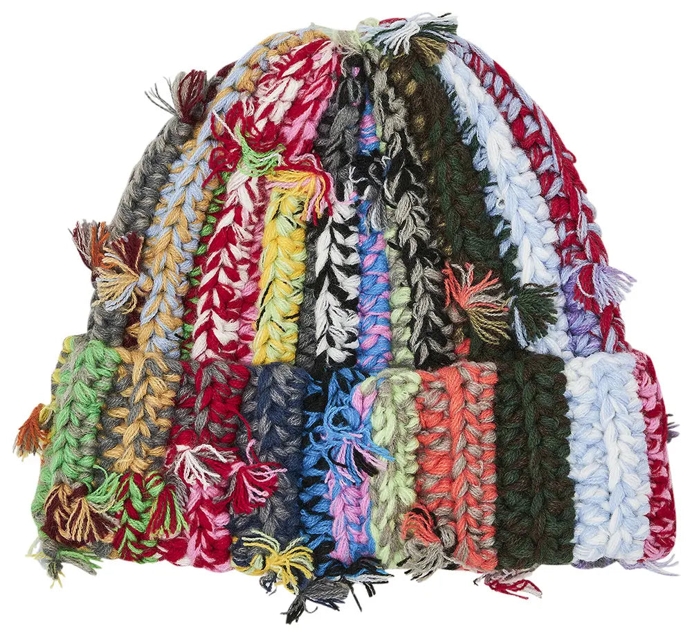 Hand Tied Beanie 'Multicolor'