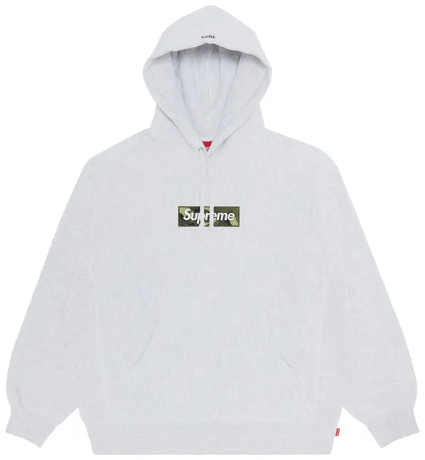 Supreme Box Logo Hooded Sweatshirt 'Ash Grey'