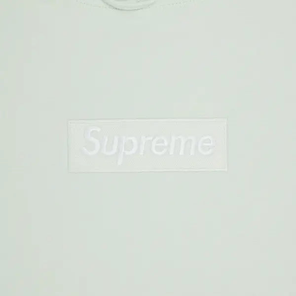 Supreme Box Logo Hooded Sweatshirt Light Green