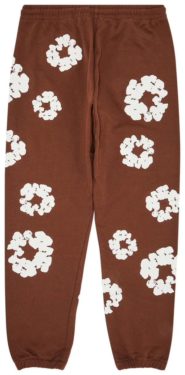Denim Tears The Cotton Wreath Sweatpants 'Brown'
