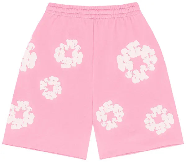 Denim Tears The Cotton Wreath Shorts 'Pink'