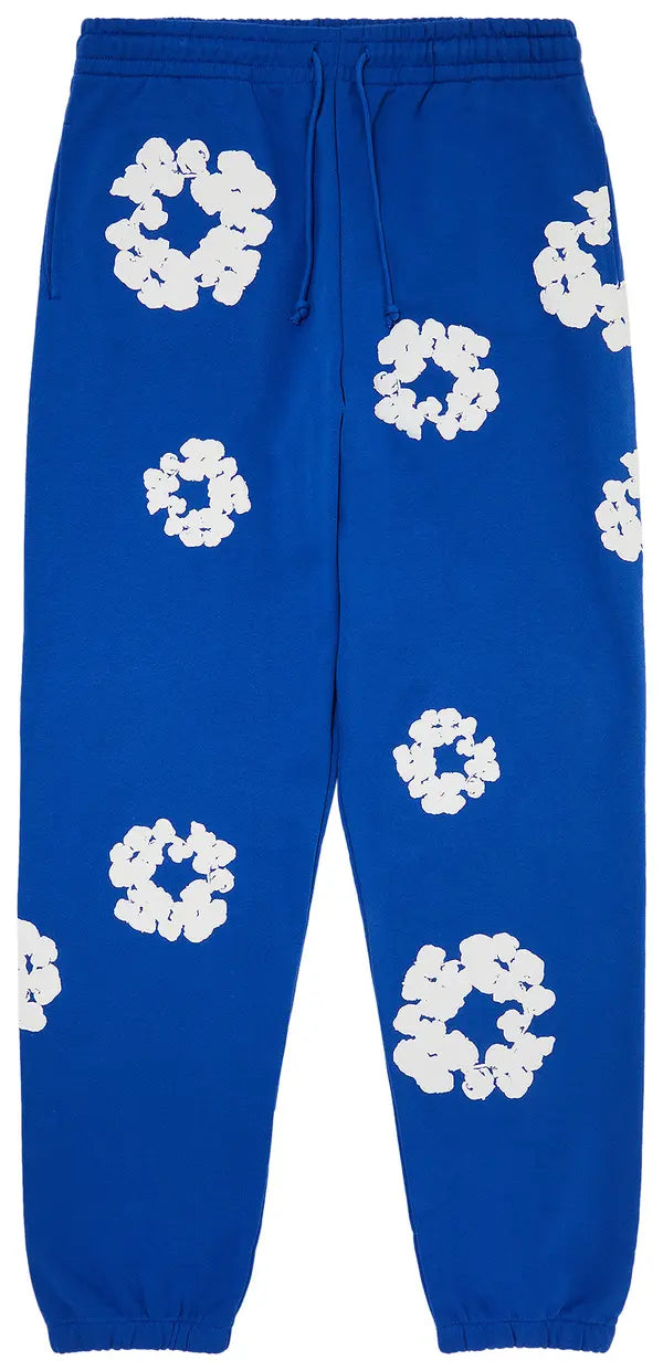 Denim Tears The Cotton Wreath Sweatpants 'Royal Blue'