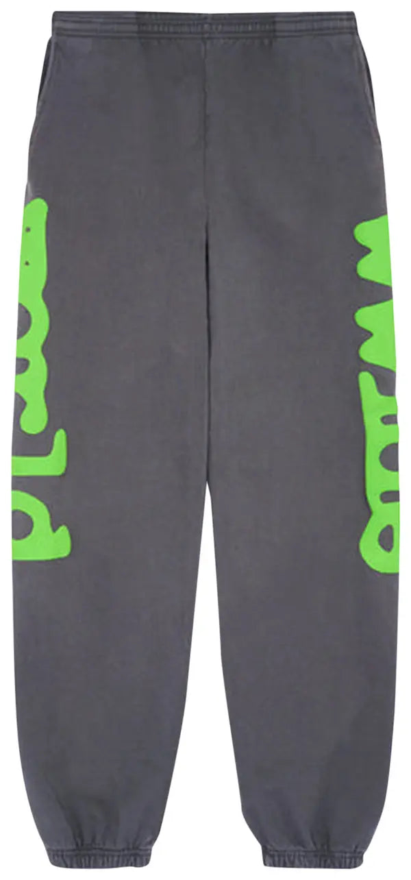 Sp5der Beluga Sweatpants 'Slate Grey/Green'