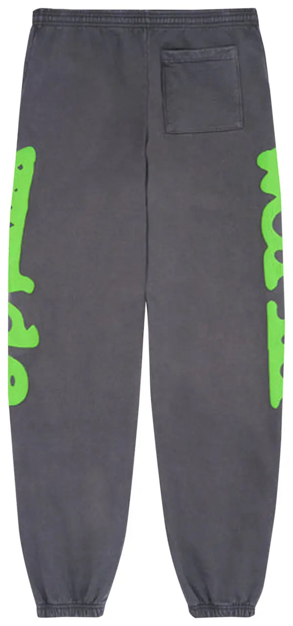 Sp5der Beluga Sweatpants 'Slate Grey/Green'