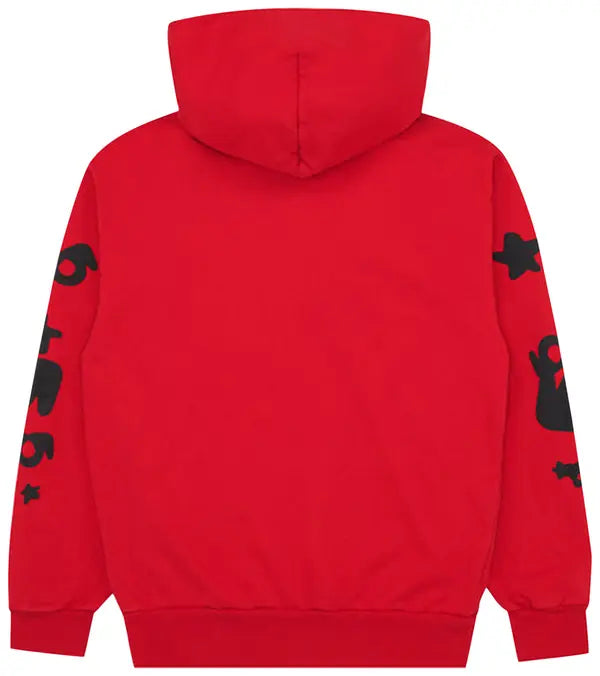 Sp5der Beluga Hoodie 'Red/Black'