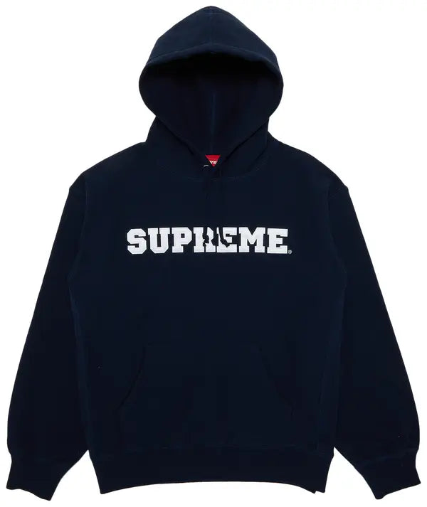 Supreme Collegiate Hooded Sweatshirt Navy