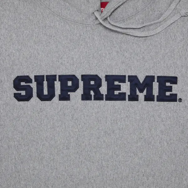 Supreme Collegiate Hooded Sweatshirt 'Heather Grey'