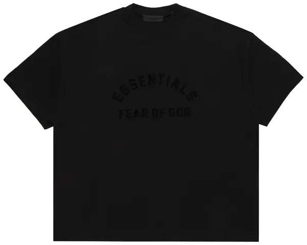 Fear of God Essentials Heavy Jersey Crewneck T-Shirt 'Jet Black'