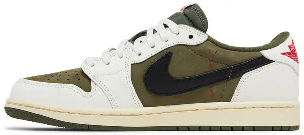 Travis Scott x Air Jordan 1 Retro Low OG SP 'Reverse Olive / Medium Olive'