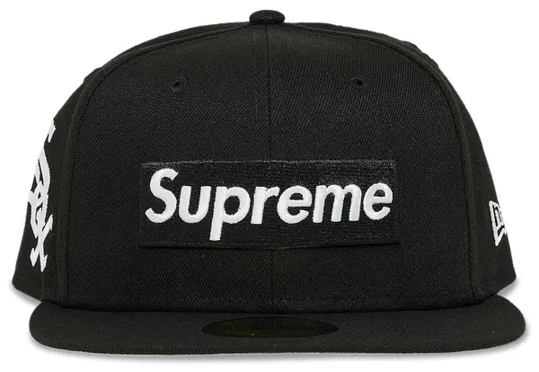 Supreme x MLB Teams Box Logo New Era 'Black - Chicago'