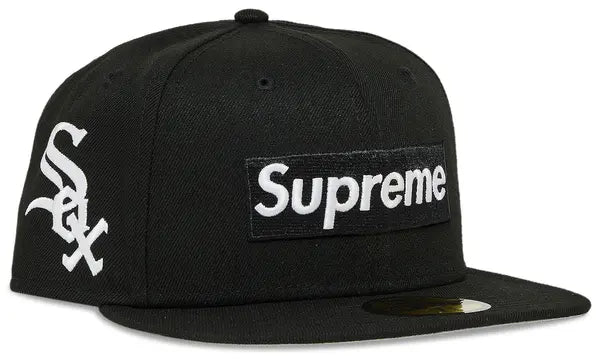Supreme x MLB Teams Box Logo New Era 'Black - Chicago'